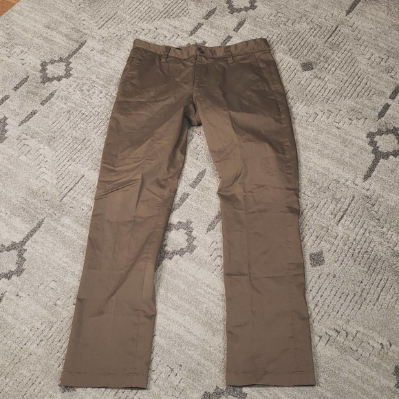 Perry Ellis men's Slimfit olive/brown pants size 30 - Picture 1 of 6